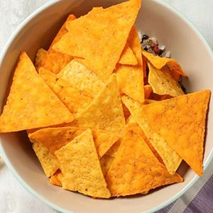 Línea de producción de nachos de maíz