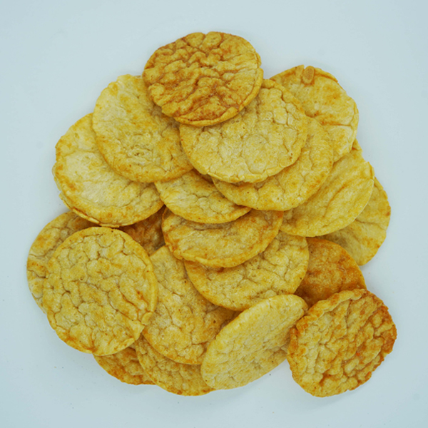 Línea de producción de Snacks de cereales inflados/ Maquinaria para producción de galletas de arroz inflado
