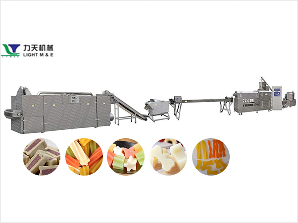 Máquina para fabricar snack masticable